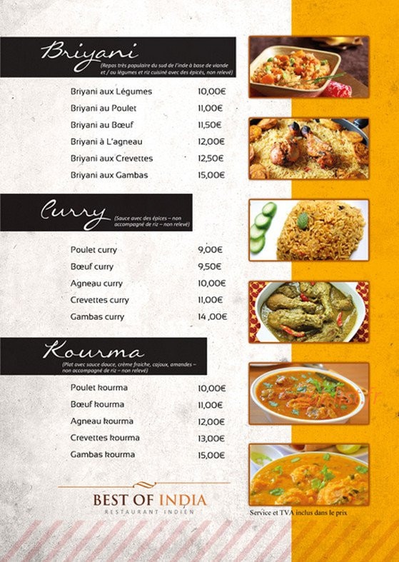 Best of India — carte page 4