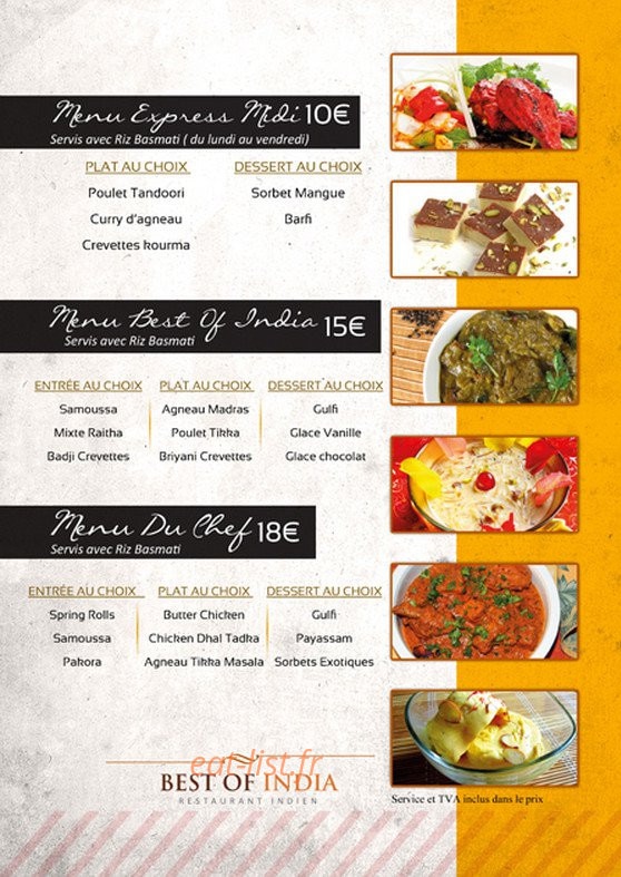 Best of India — carte page 11