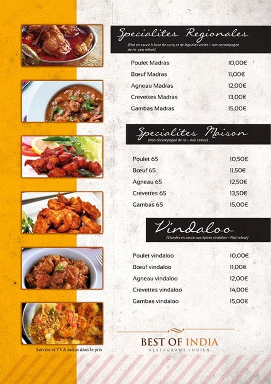 Best of India — carte page 5