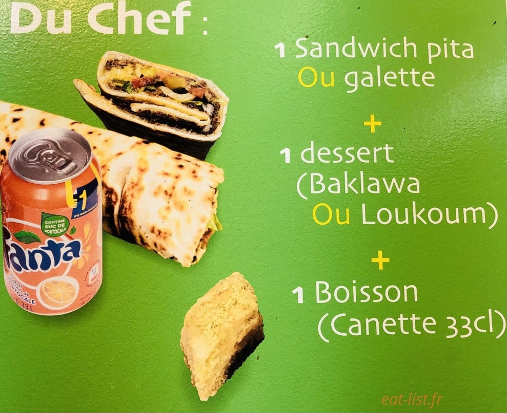 Big Falafel — carte page 2