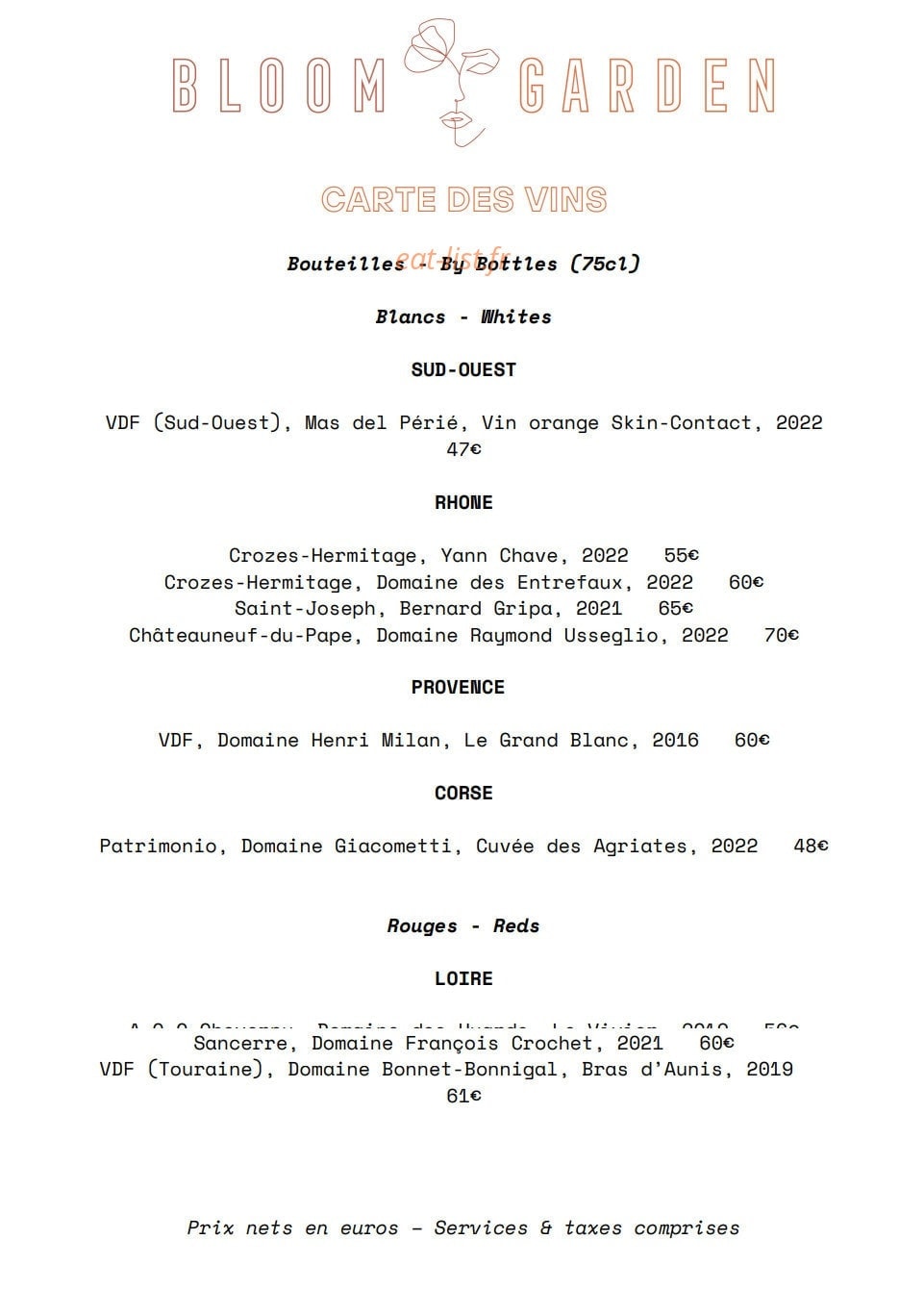 Bloom Garden — carte page 9