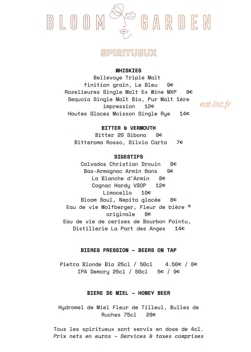 Bloom Garden — carte page 6
