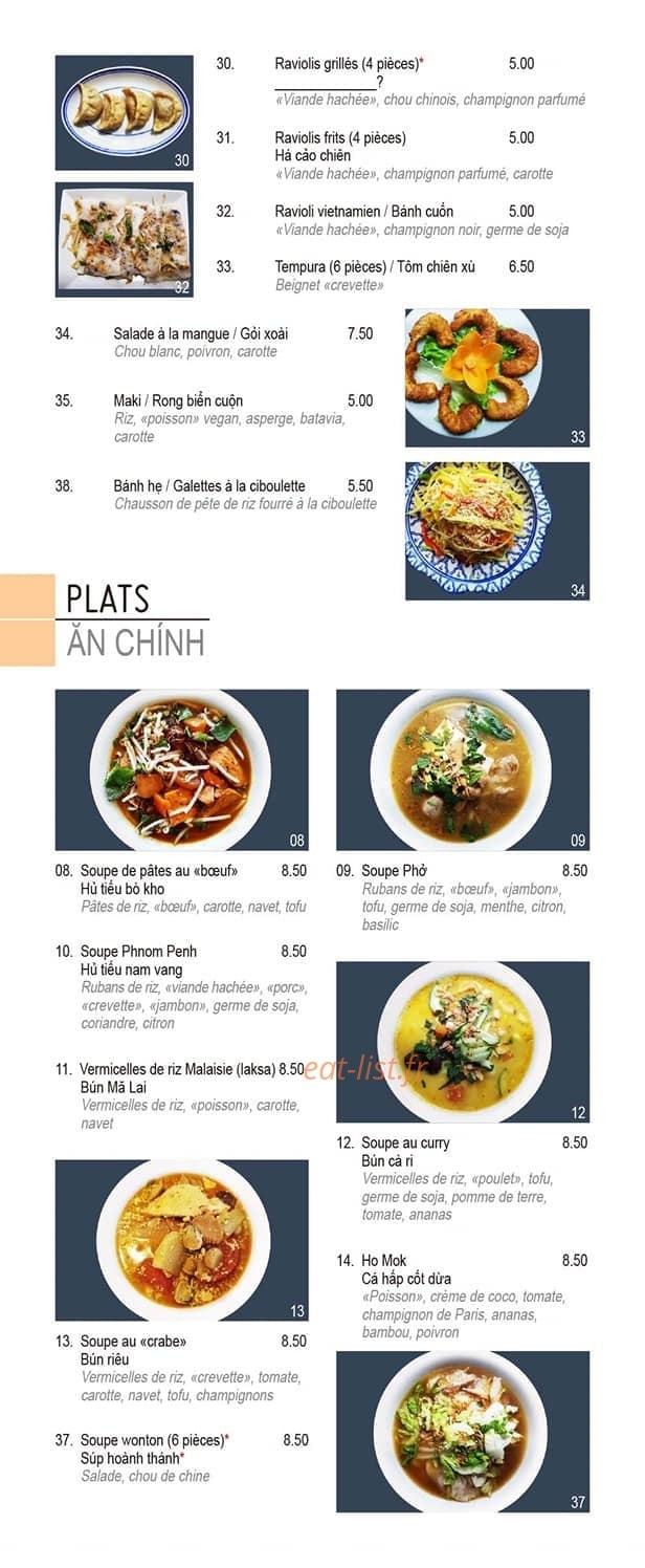 Bodhi Vegan — carte page 6
