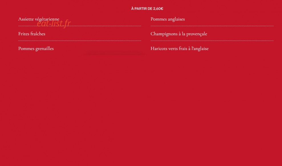 Bouillon Chartier — carte page 4