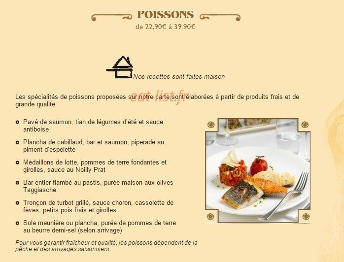 Brasserie Floderer — carte page 4