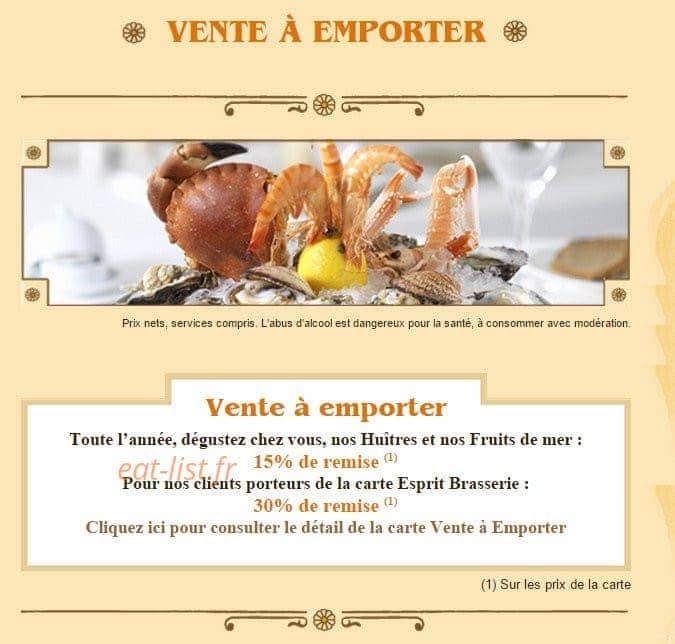 Brasserie Floderer — carte page 10