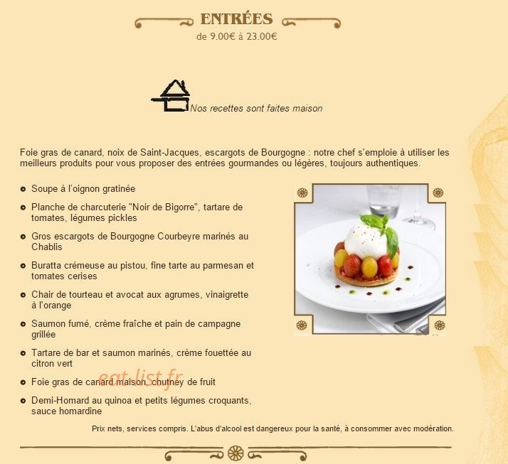 Brasserie Floderer — carte page 3