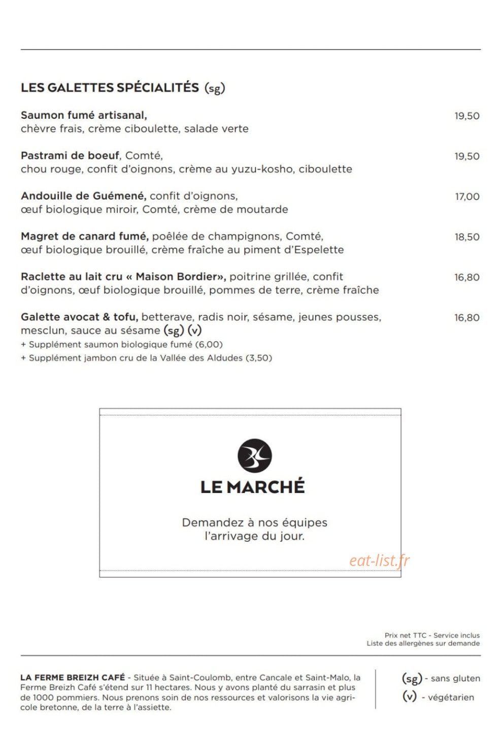 Breizh Café — carte page 4