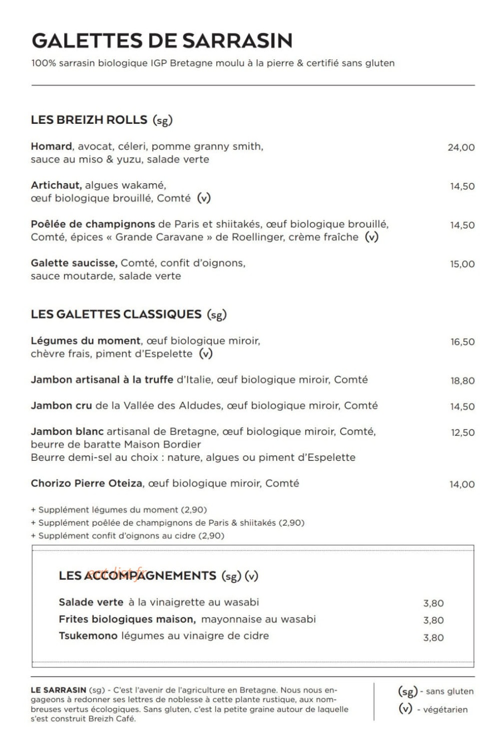 Breizh Café — carte page 3