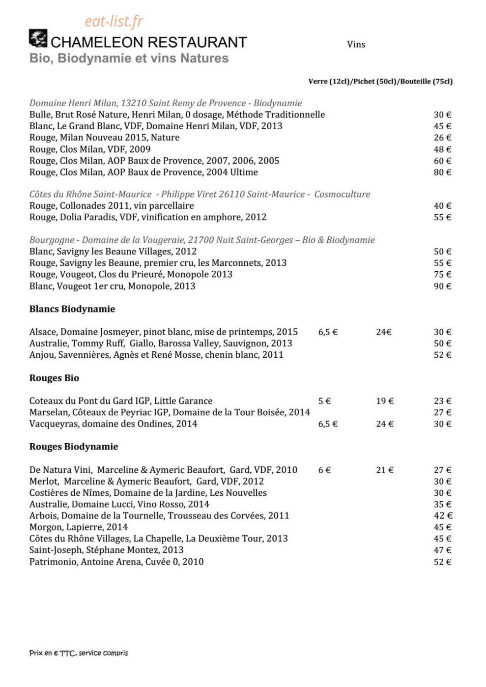 Chameleon — carte page 4