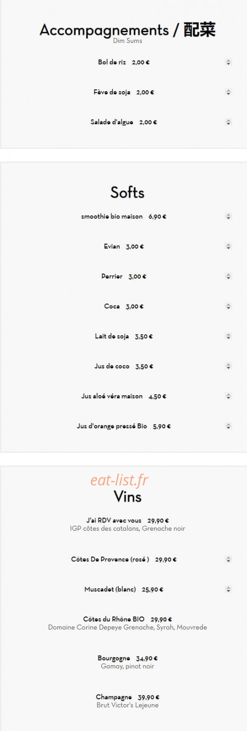Chez Ann Paradis — carte page 4