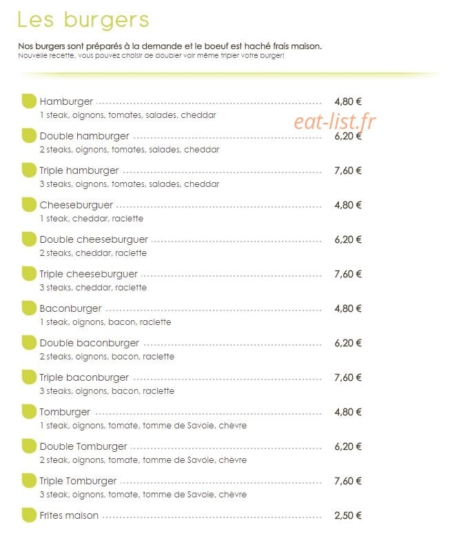 Chez grégoire — carte page 6