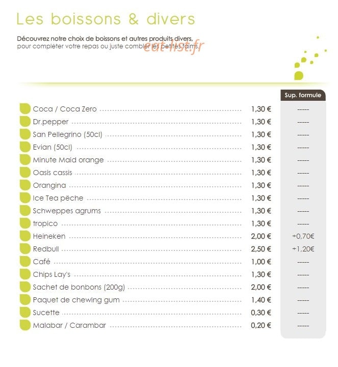 Chez grégoire — carte page 10