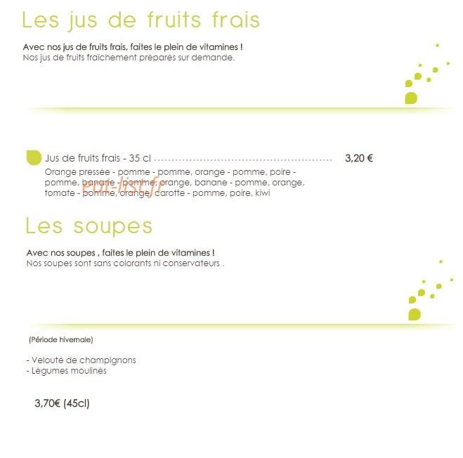 Chez grégoire — carte page 9