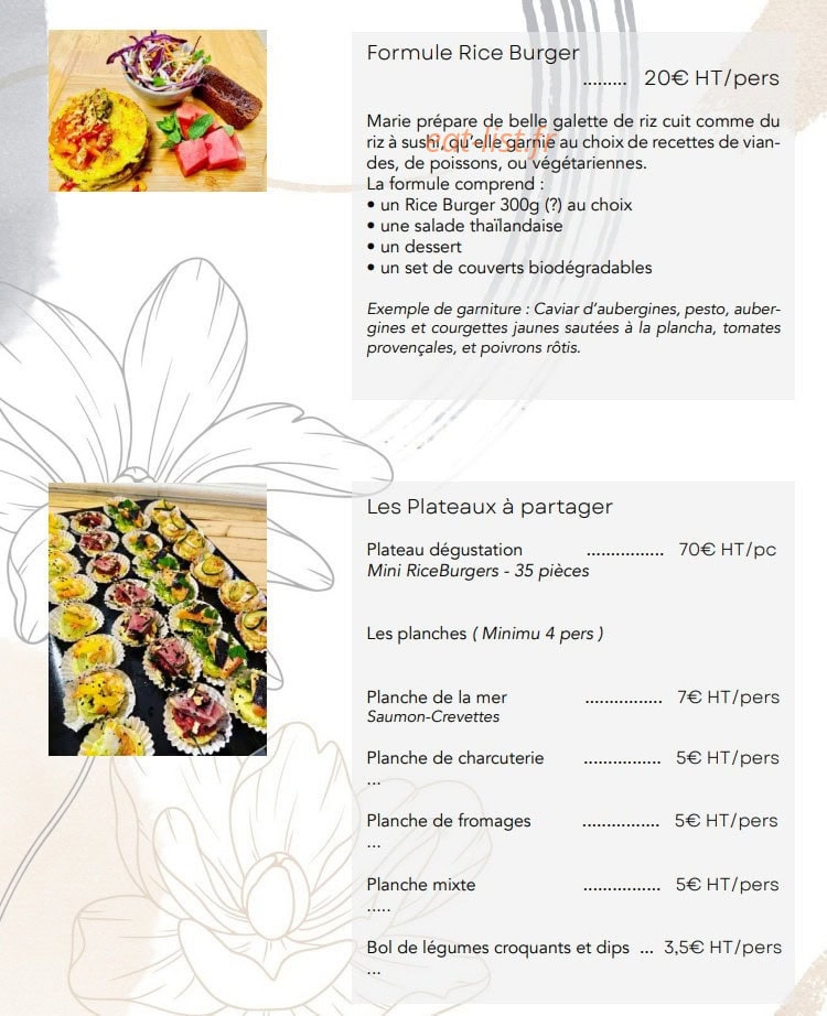 Chez Marie — carte page 3