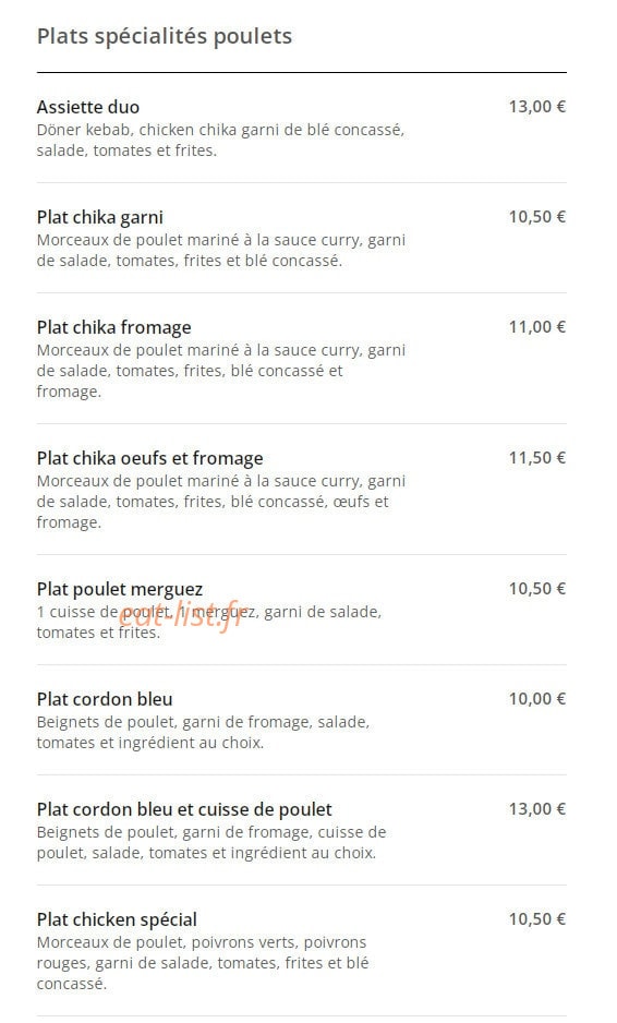 Chouchou — carte page 3