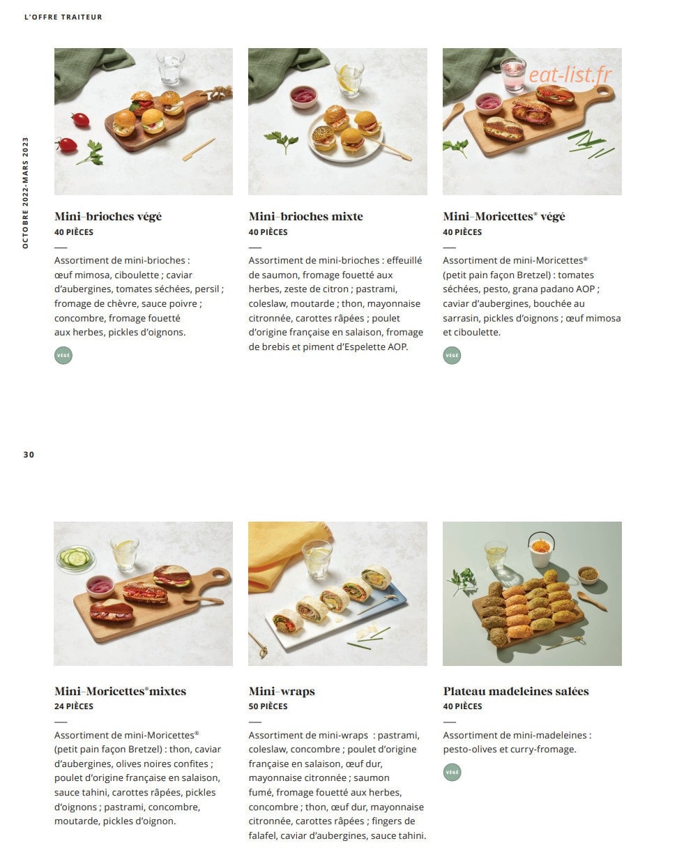 Class'croute — carte page 28