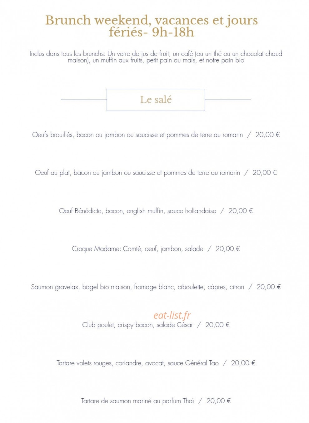 Comptoir du marché — carte page 8