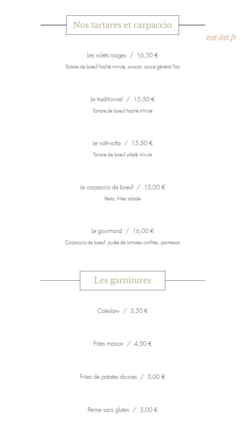 Comptoir du marché — carte page 3