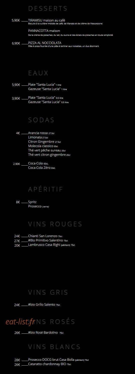 Da Giuseppe — carte page 3
