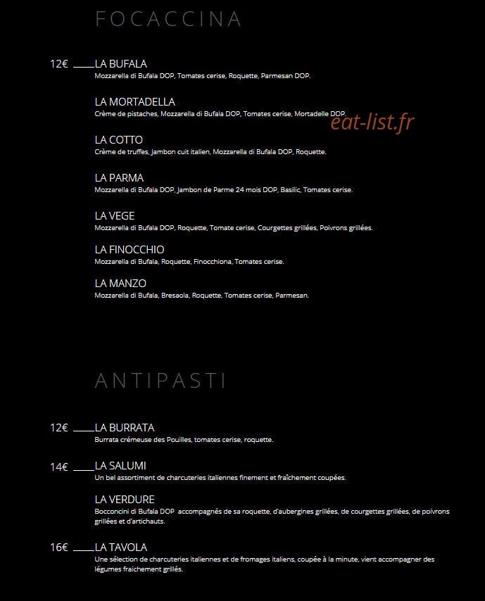Da Giuseppe — carte page 2