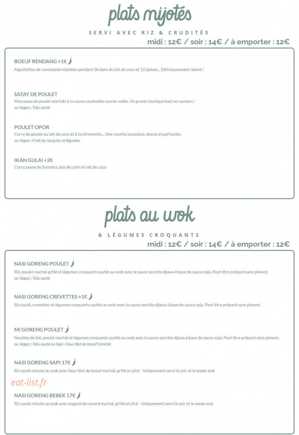 Djawa — carte page 1