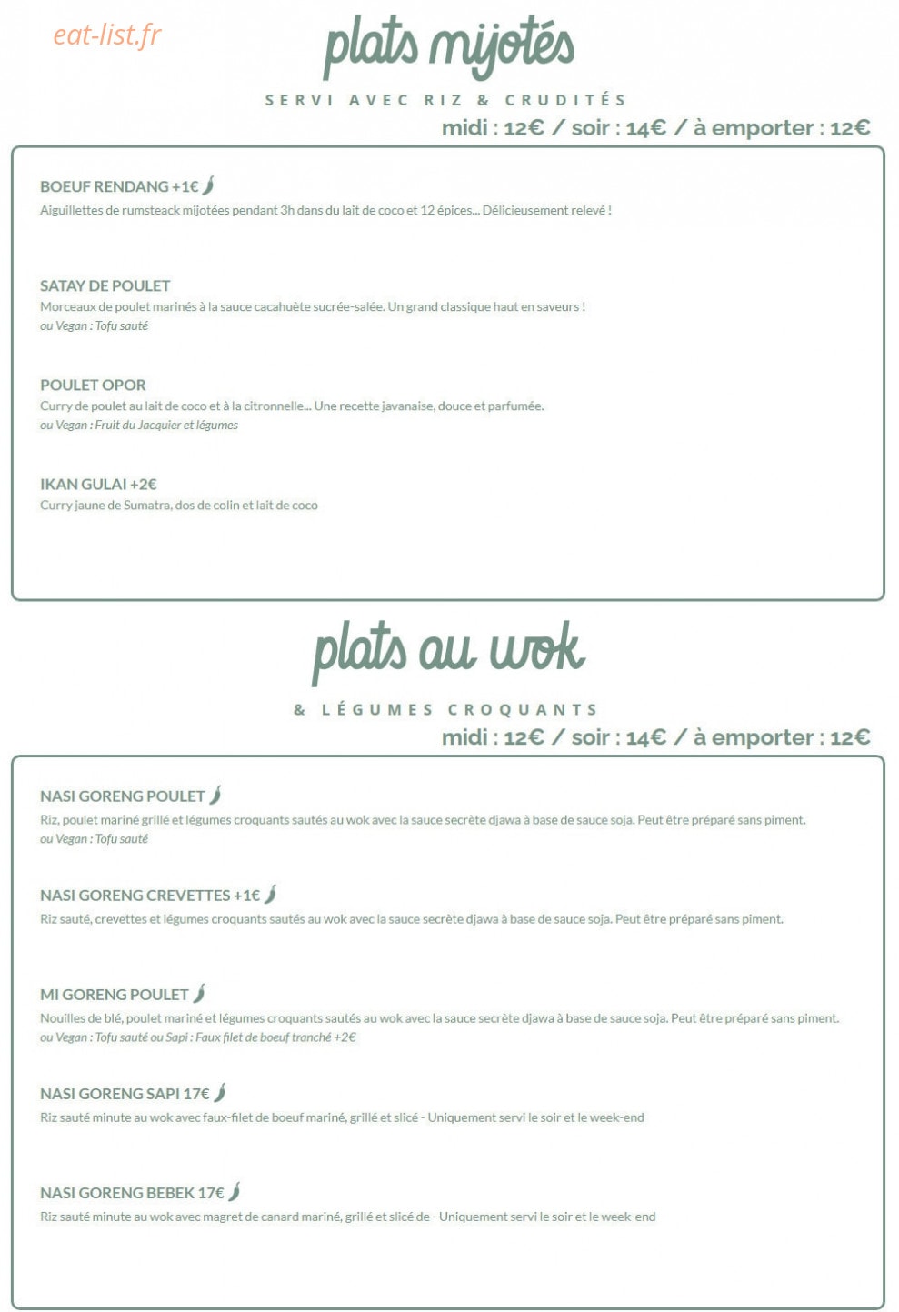 Djawa — carte page 1