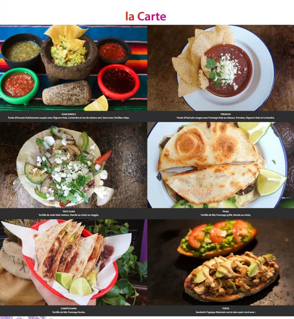 El Nopal — carte page 1