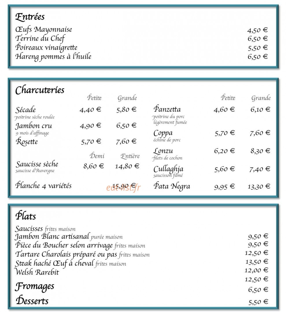 Extérieur Quai — carte page 1
