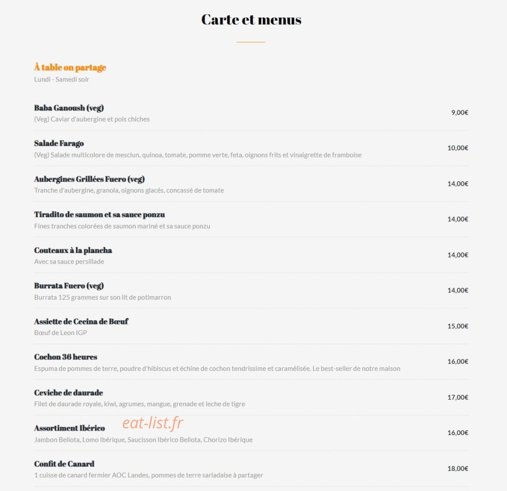 Fuero — carte page 1