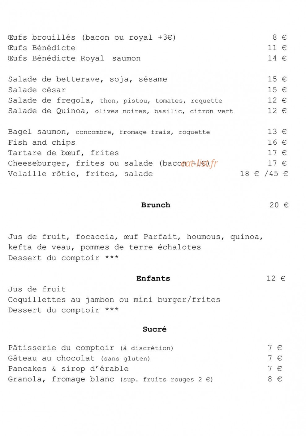 Grand Amour — carte page 9