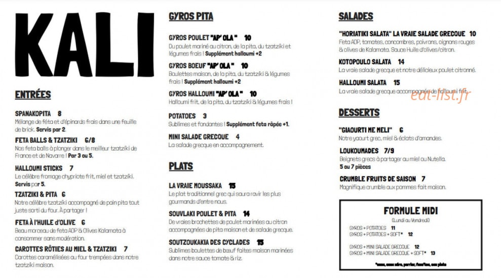 Kali — carte page 1