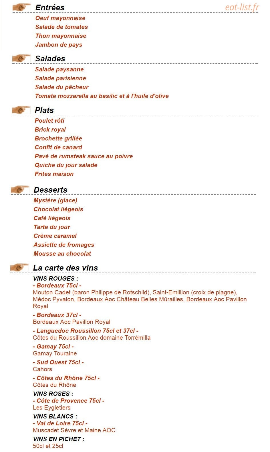 L'attirail — carte page 1