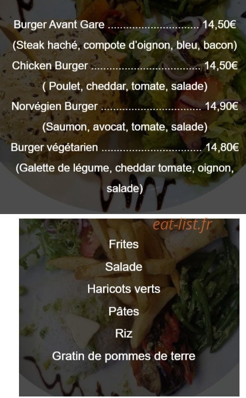 L'avant gare — carte page 4