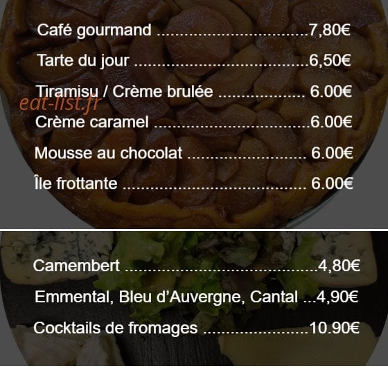 L'avant gare — carte page 7