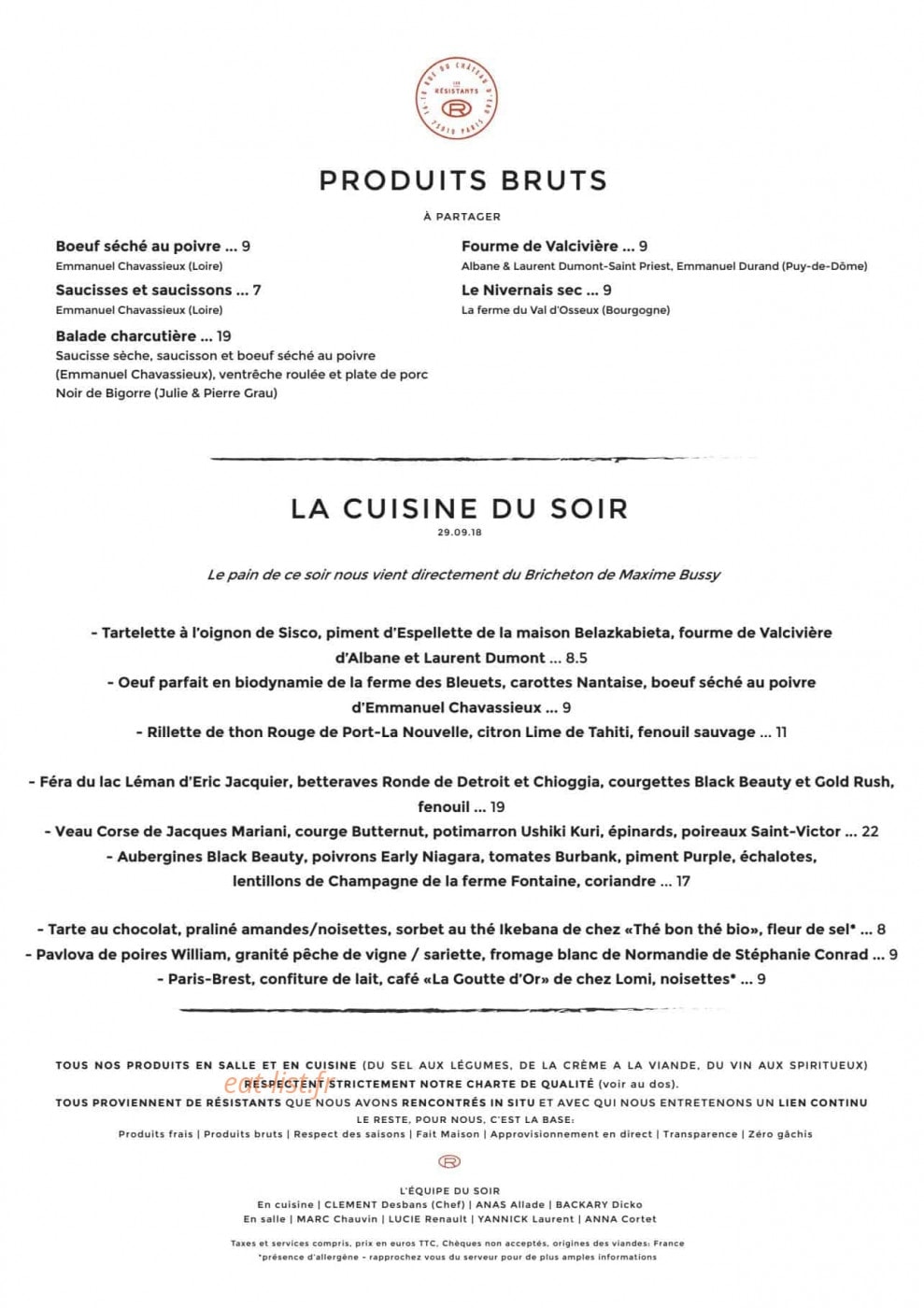 L'Avant-Poste — carte page 2