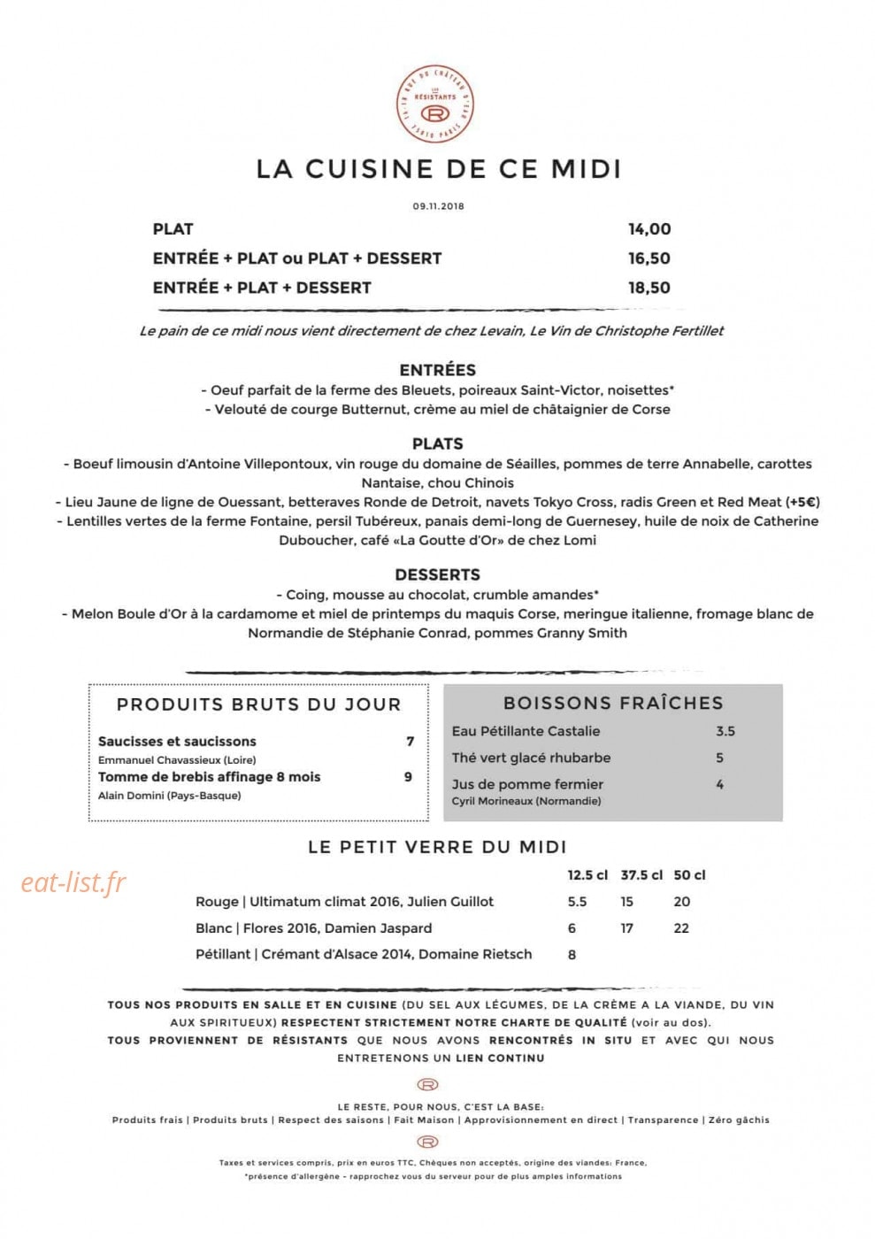 L'Avant-Poste — carte page 1