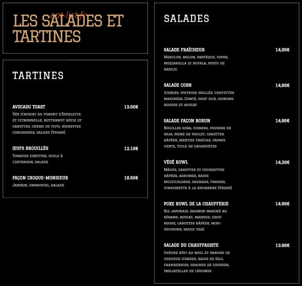 La chaufferie — carte page 1