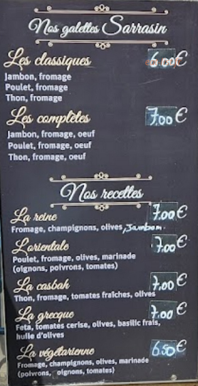La Droguerie — carte page 1