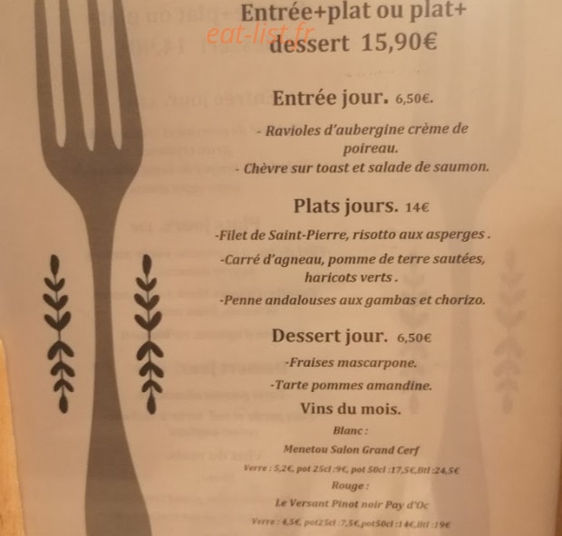 La grisette — carte page 3