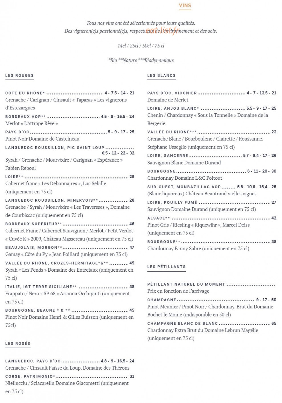 La Petite Louise — carte page 4