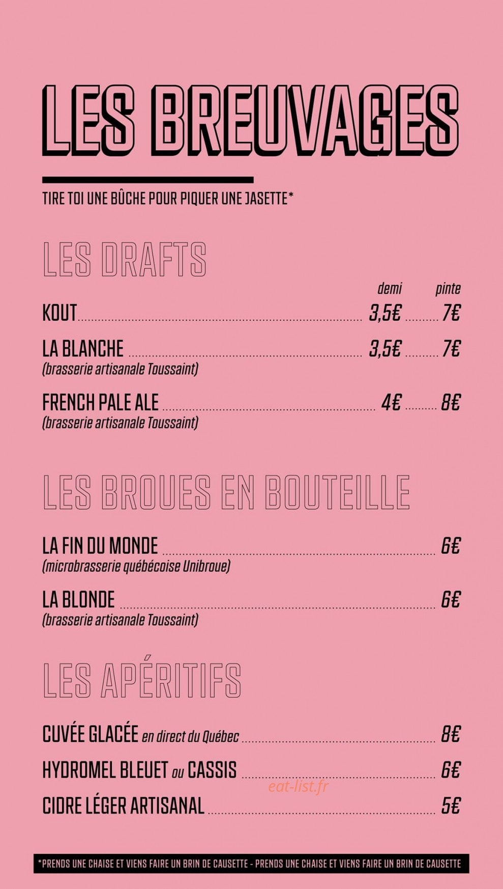 La Poutinerie — carte page 5