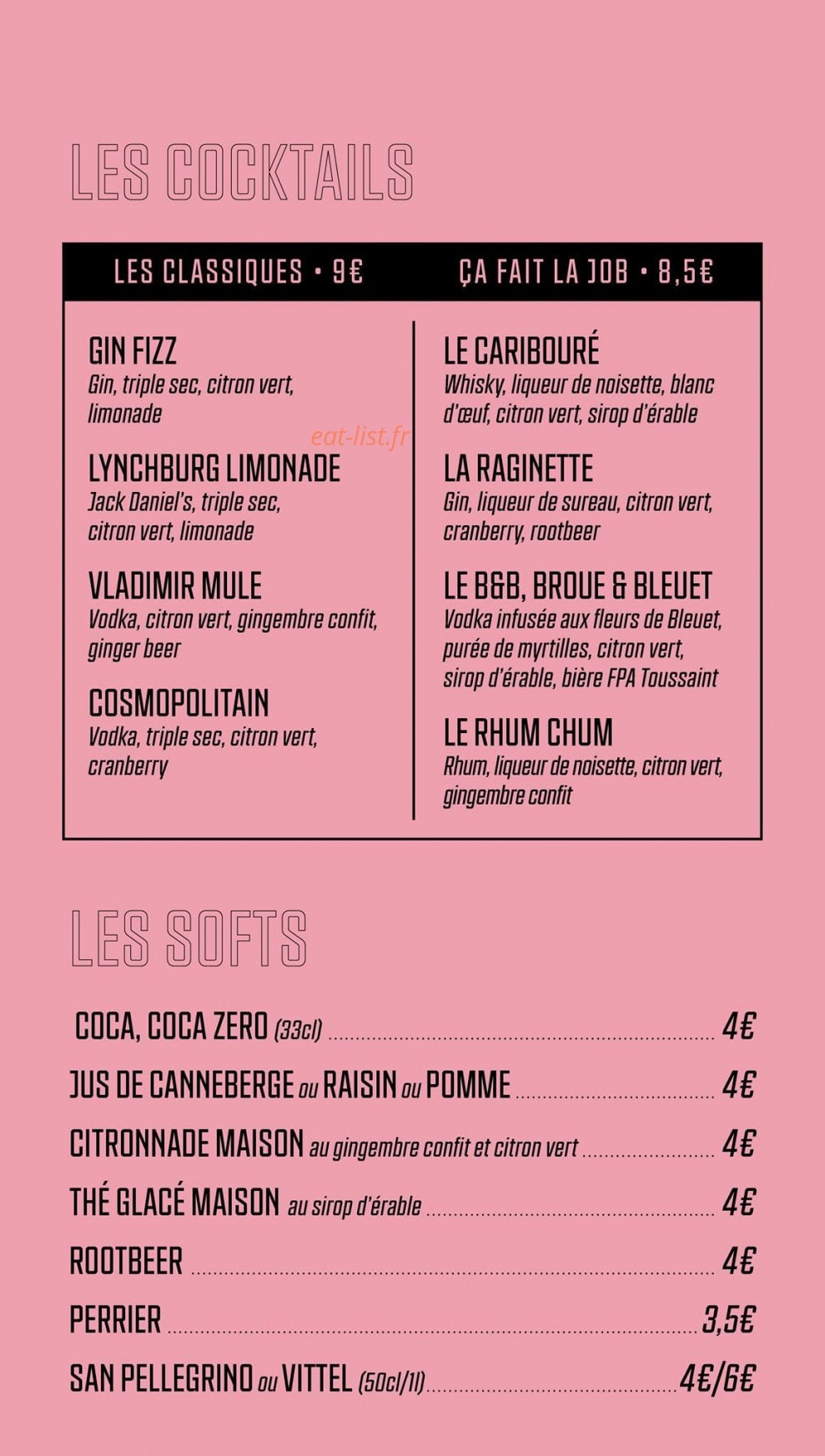 La Poutinerie — carte page 6
