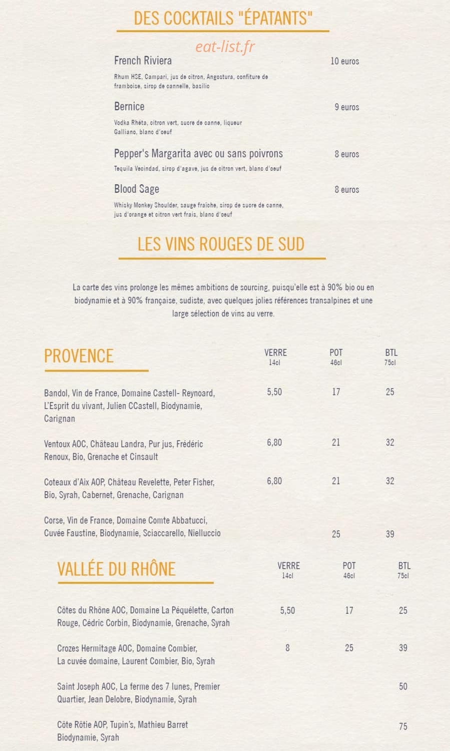 La Riviera — carte page 7