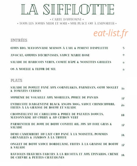 La Sifflotte — carte page 1