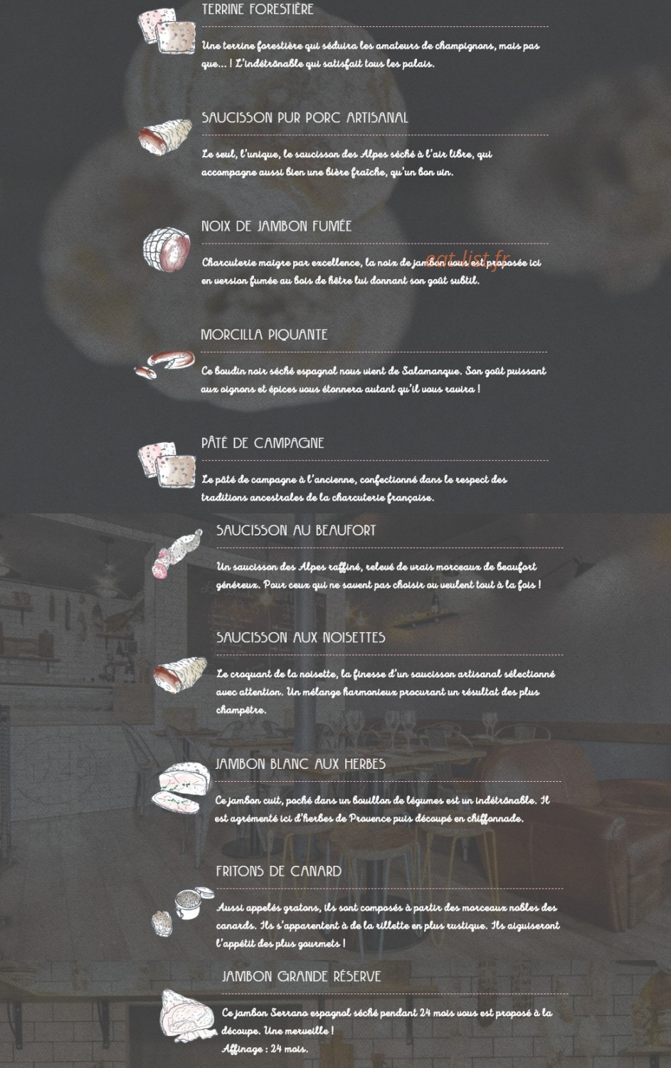 Le 17.45 — carte page 1