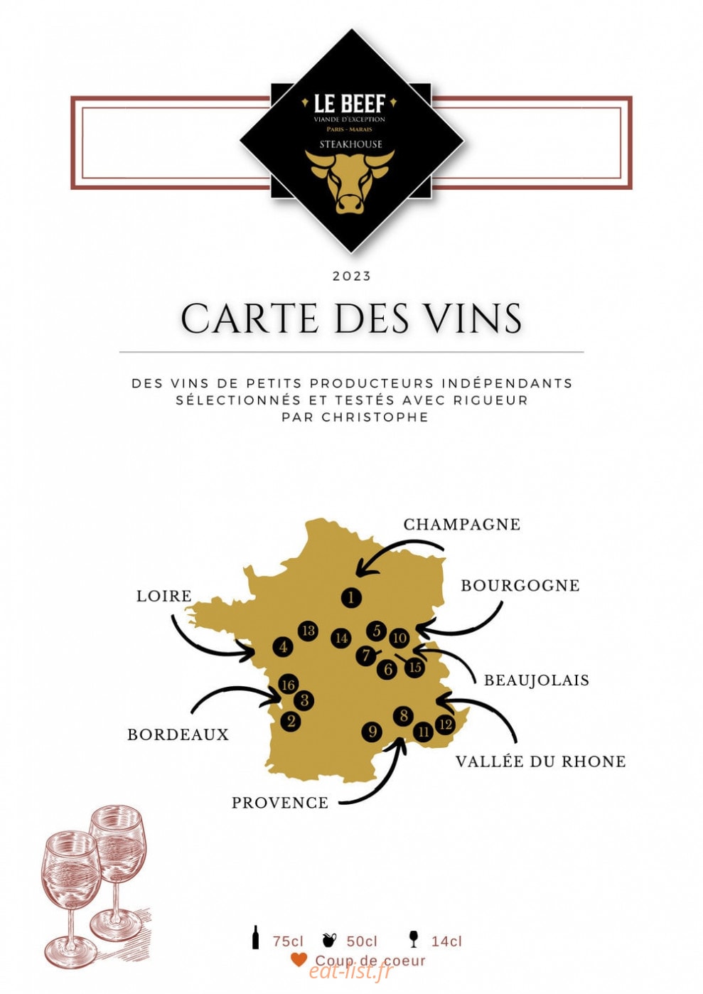 Le Beef — carte page 7