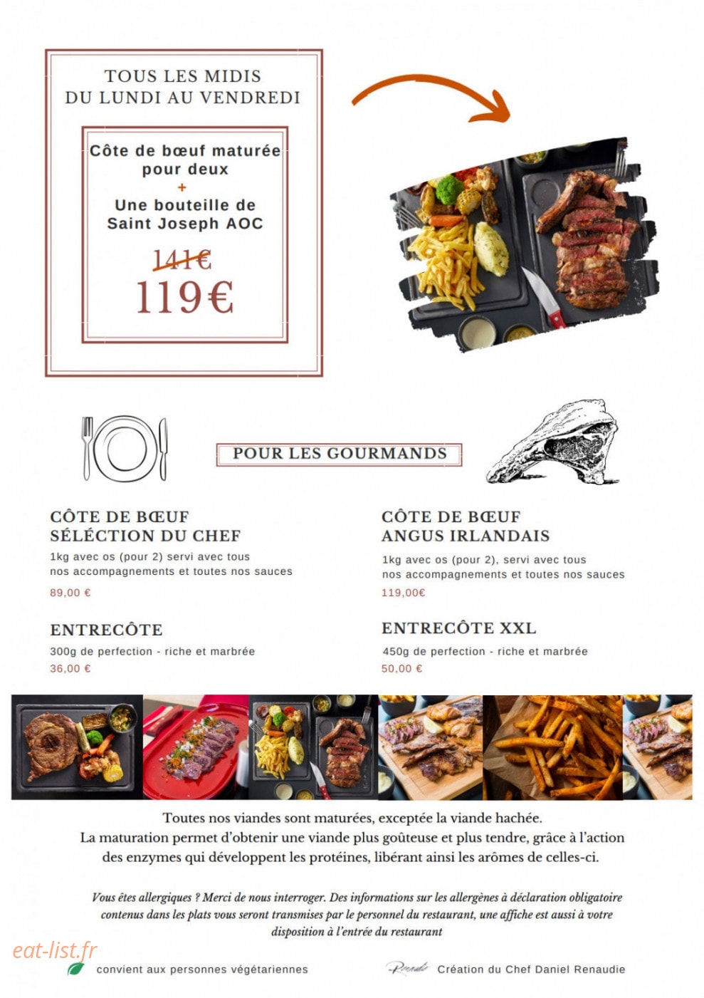 Le Beef — carte page 4
