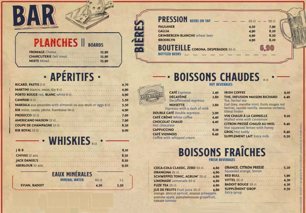 Le Bonne Nouvelle — carte page 5