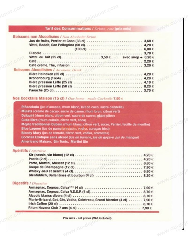 Le chansonnier — carte page 3
